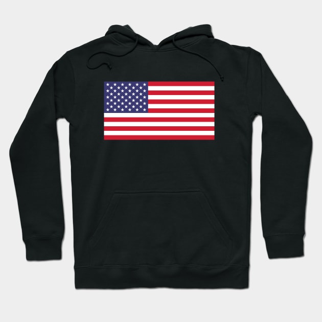 United States flag Hoodie by Oonamin